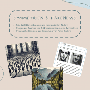 Arbeitsblätter Symmetrieanalyse zur Erkennung von Bildmanipulation