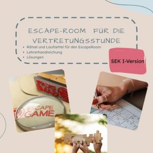 EscapeRoom Vertretungsunterricht SEK I
